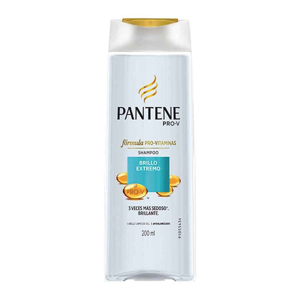 Shampoo Pantene ProV Brillo Extremo x 200 ml Abril Distribuciones