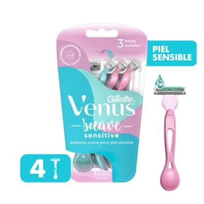 VENUS SUAVE SENSITIVE BLISTER X4 U.