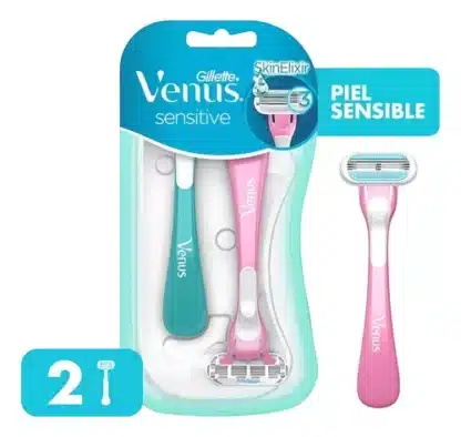 VENUS SENSITIVE C/ALOE VERA BLISTER X2 U.