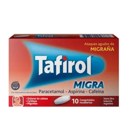 TAFIROL MIGRA X 10 COMP